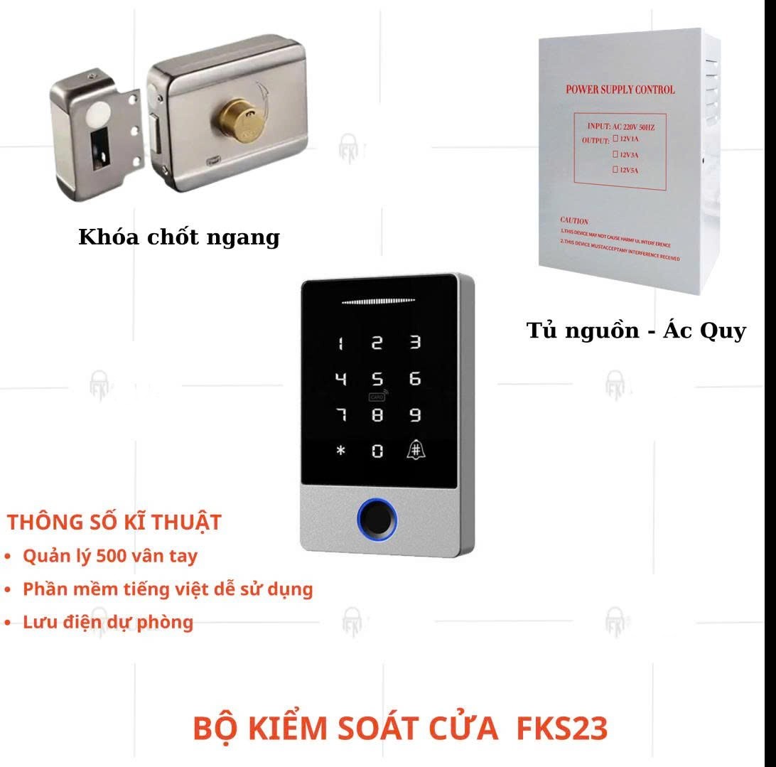 Bộ kiểm soát cửa Fuky o có bộ báo động