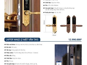 KHÓA CỬA VÂN TAY 5 IN 1 DÀNH CHO BIỆT THỰ