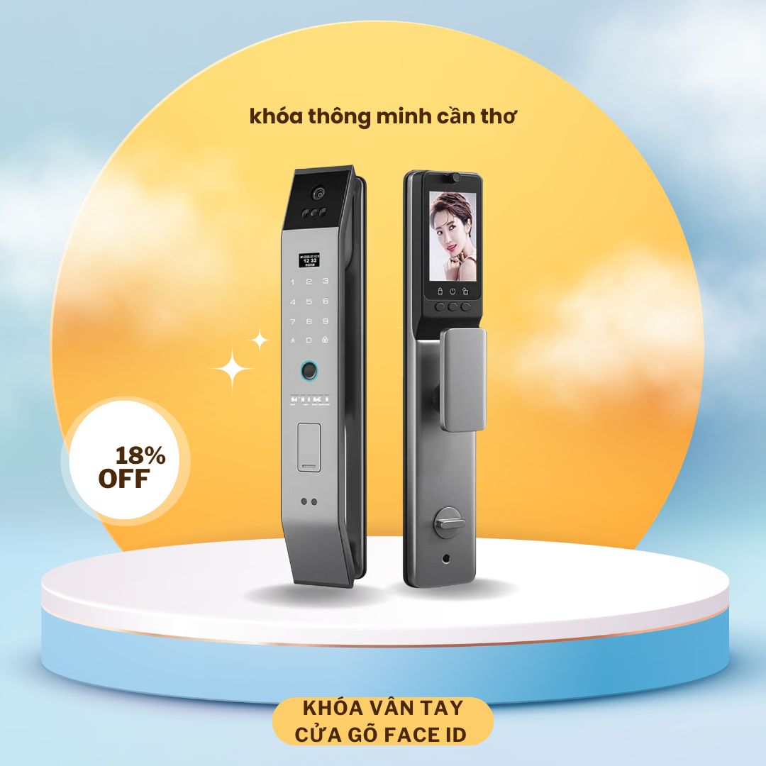 khóa thông minh dùng cho cửa gỗ